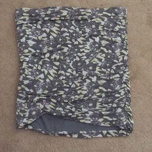 Free People skirt/tube top